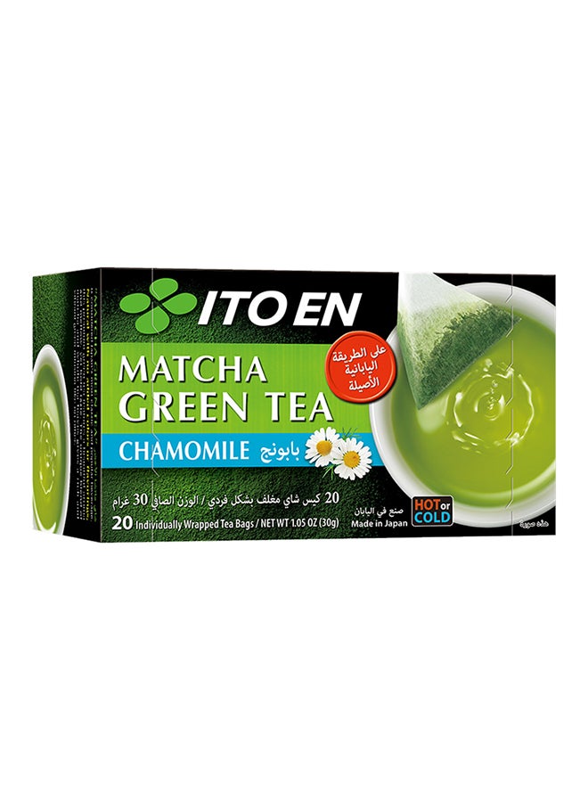 Ito En Chamomile Matcha Green Tea 20 Bags 30grams  - Image 2