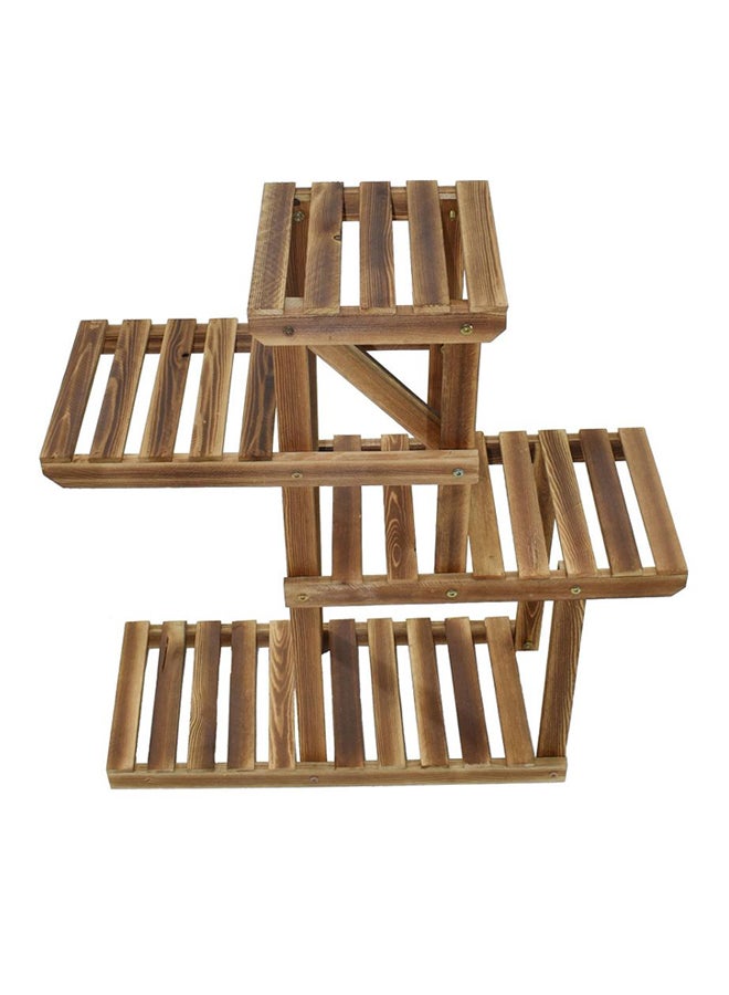 Yatai Wooden Plant Display Stand Brown 98x83x25centimeter - Image 4