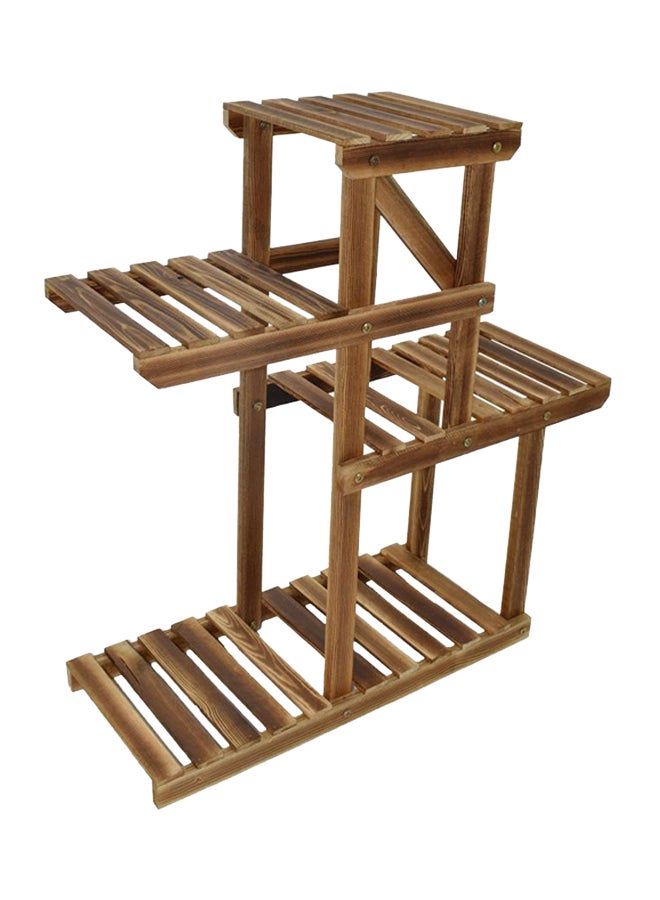 Yatai Wooden Plant Display Stand Brown 98x83x25centimeter - Image 2
