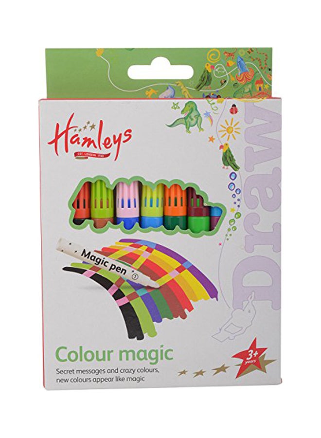 هامليز طقم أقلام تلوين سحرية مكون من 10 قطع متعدد الألوان