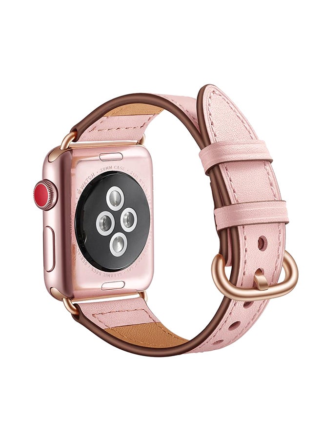 Remson - Replacement Band For Apple Smartwatch Series 3/4/5 Rose Gold - Image 1