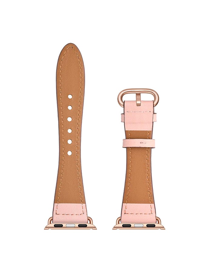 Remson - Replacement Band For Apple Smartwatch Series 3/4/5 Rose Gold - Image 1
