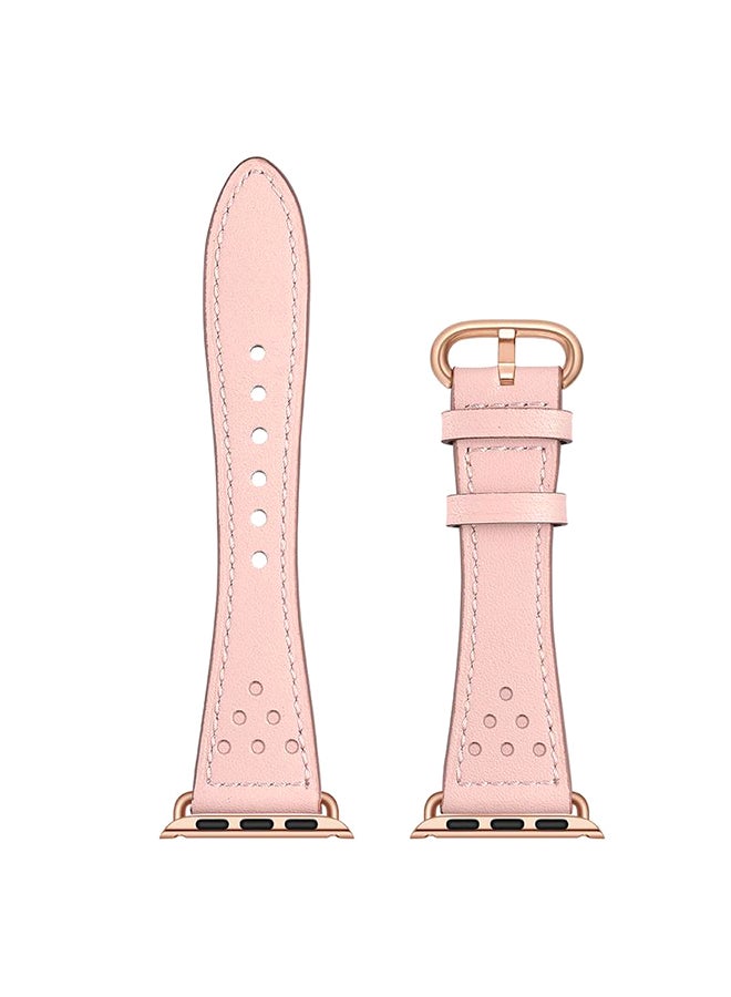 Remson - Replacement Band For Apple Smartwatch Series 3/4/5 Rose Gold - Image 1