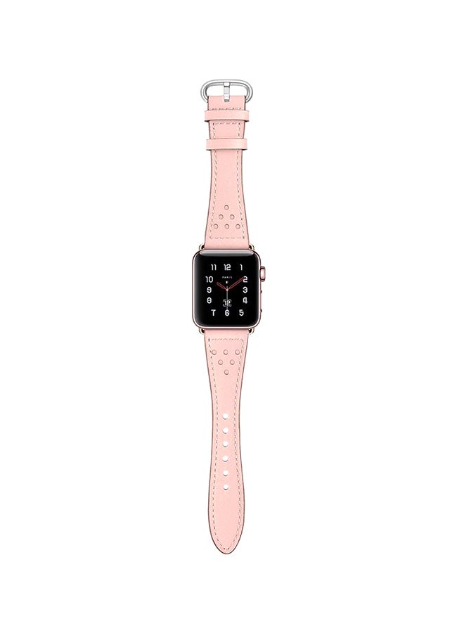 Remson - Replacement Band For Apple Smartwatch Series 3/4/5 Rose Gold - Image 1