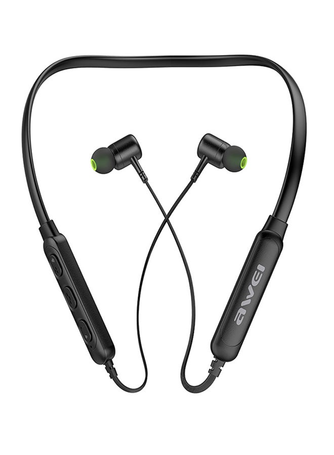 أوي سماعة أذن ستيريو داخلية رياضية مزودة بميكروفون بتصميم ذكي ممغنط أسود - Image 3