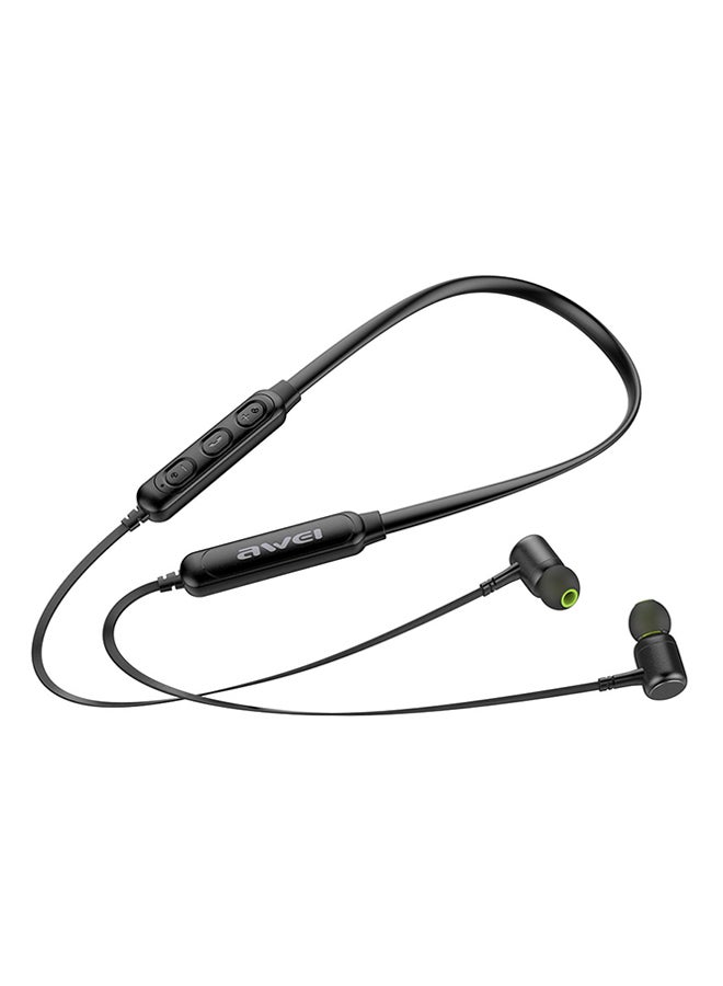 أوي سماعة أذن ستيريو داخلية رياضية مزودة بميكروفون بتصميم ذكي ممغنط أسود - Image 4