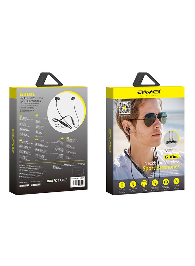 أوي سماعة أذن ستيريو داخلية رياضية مزودة بميكروفون بتصميم ذكي ممغنط أسود - Image 5