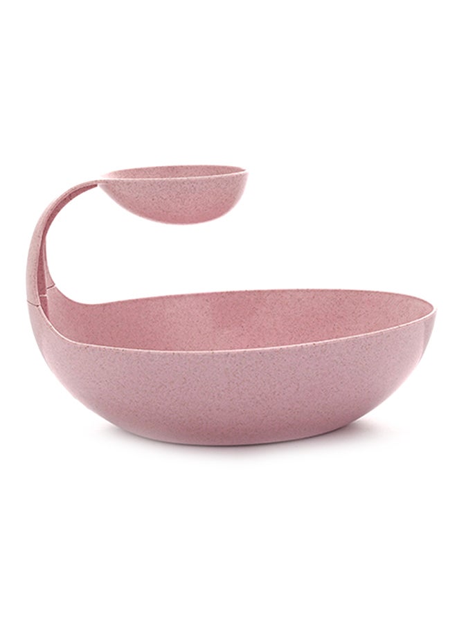 Sharpdo Double-Deck Strainer Food Basket Pink 25x20x15.5cm - Image 2