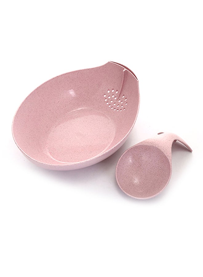 Sharpdo Double-Deck Strainer Food Basket Pink 25x20x15.5cm - Image 3