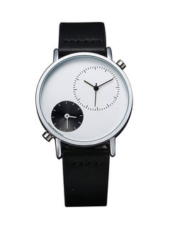 TOMI Men's Leather Analog Watch LJL70627135B_U00491 