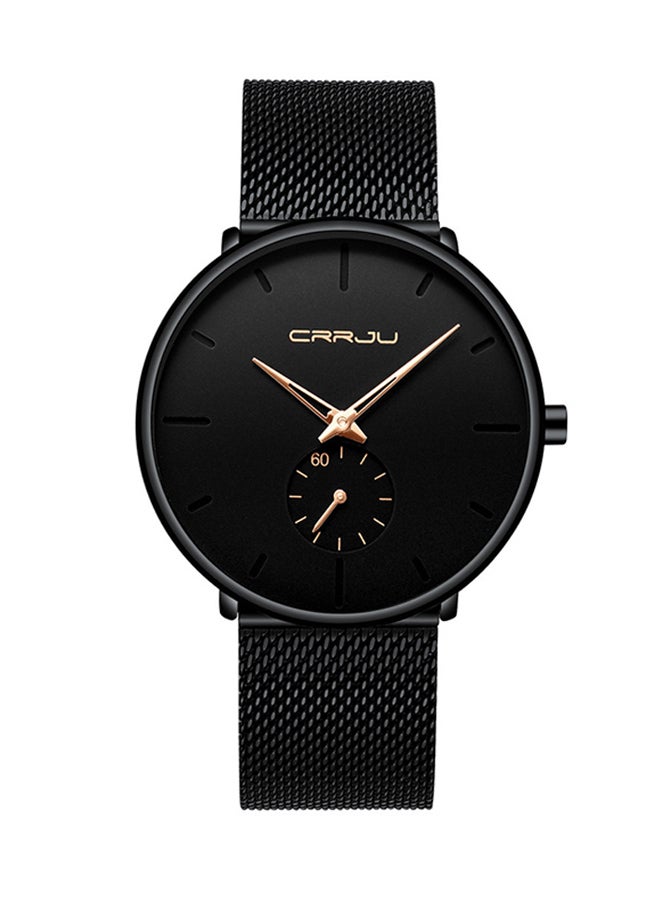 CRRJU Men's Water Resistant Stainless Steel Analog Watch ZJJ80806082RG_U00491 
