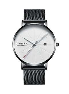 CRRJU Men's Water Resistant Stainless Steel Analog Watch ZJJ80509082WH_U00491 