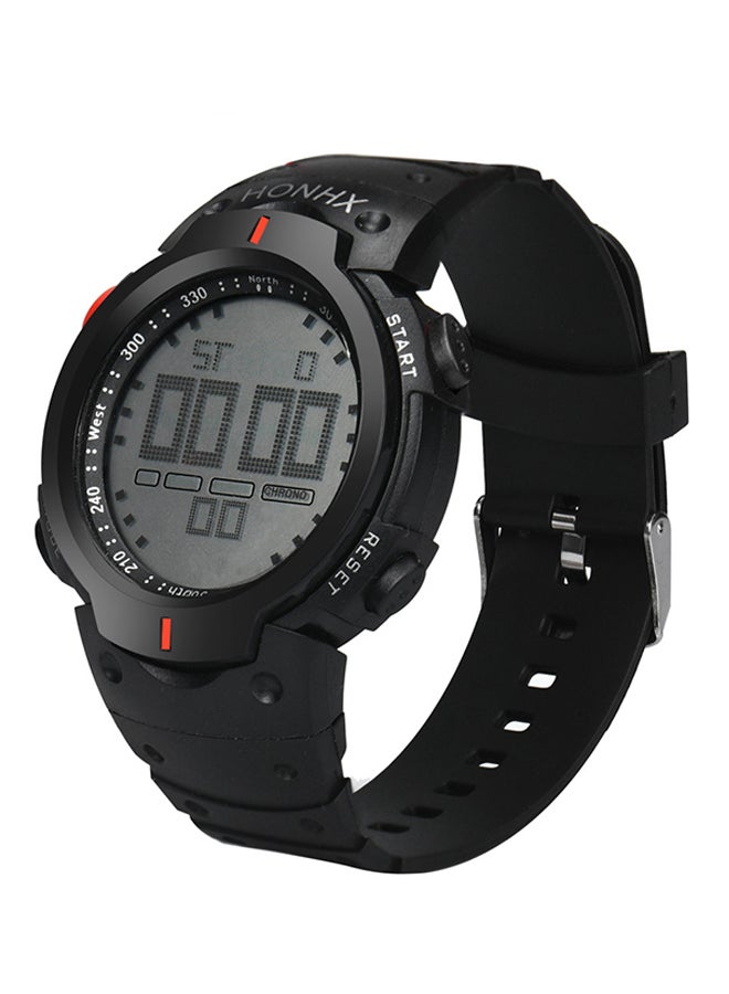 Men's Water Resistant Rubber Digital Watch XYQ61126121RD_U00491