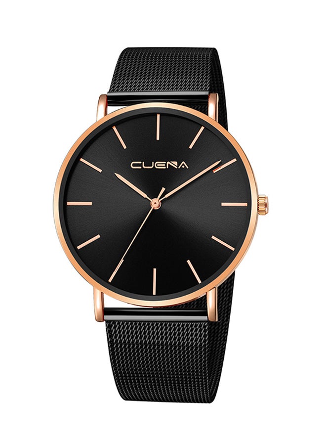 ساعة يد بعقارب وسوار من الإستانلس ستيل طراز CNN81116438J_U00491 men