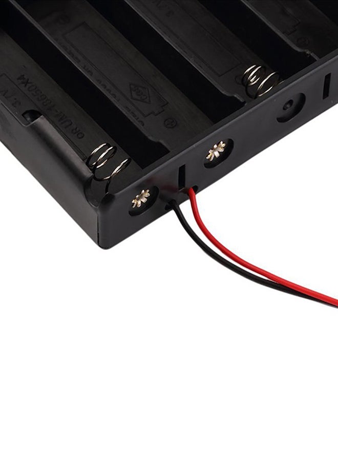 Generic Battery Storage Case For 18650 3.7V Batteries Black  - Image 3