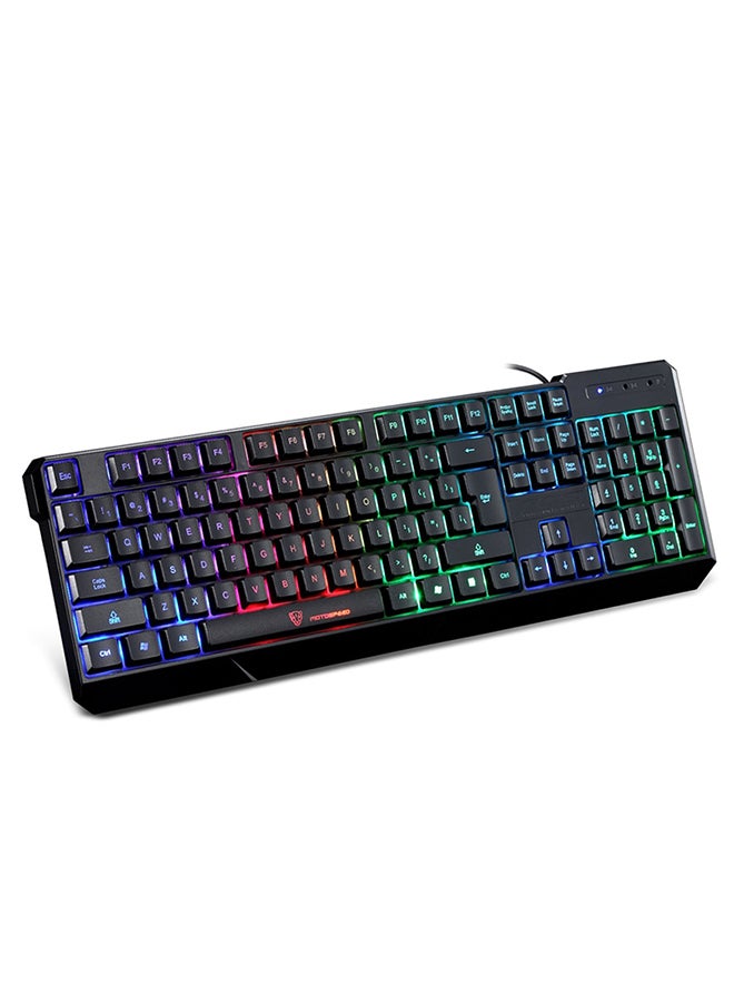 LED Wired Mechanical Gaming Keyboard Black  - Image 3