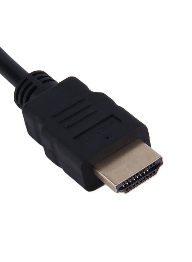 VGA Female To HDMI Male Video Converter Adapter Black - Image 4