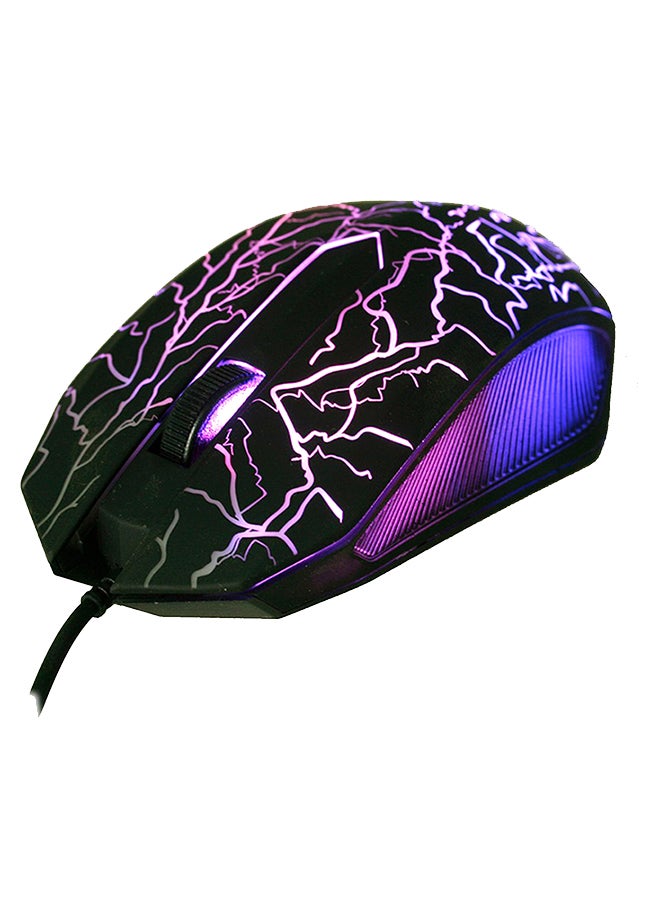 ماوس ضوئي سلكي للألعاب أسود - Image 3