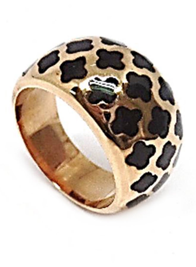 Infinity Jewels Stainless Steel Enamel Flower Ring - Image 2
