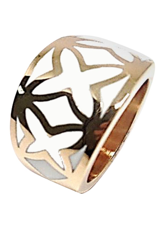 Infinity Jewels Stainless Steel Enamel Cross Ring - Image 1