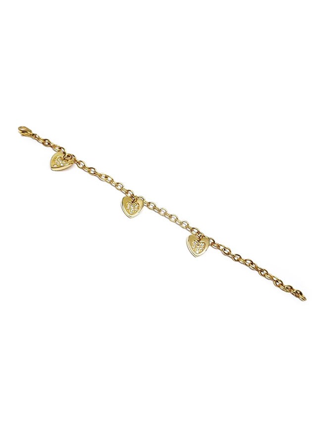 Stainless Steel Gold Plated Charm Bracelet - v1547627816/N20184446A_2