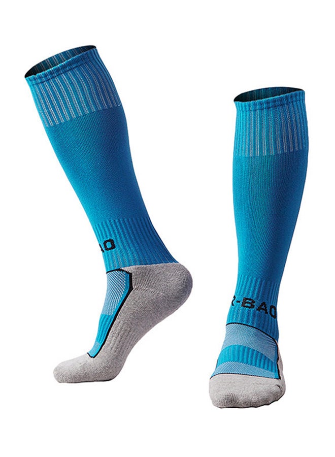 جوارب تدريبات كرة القدم أزرق فاتح - Image 1