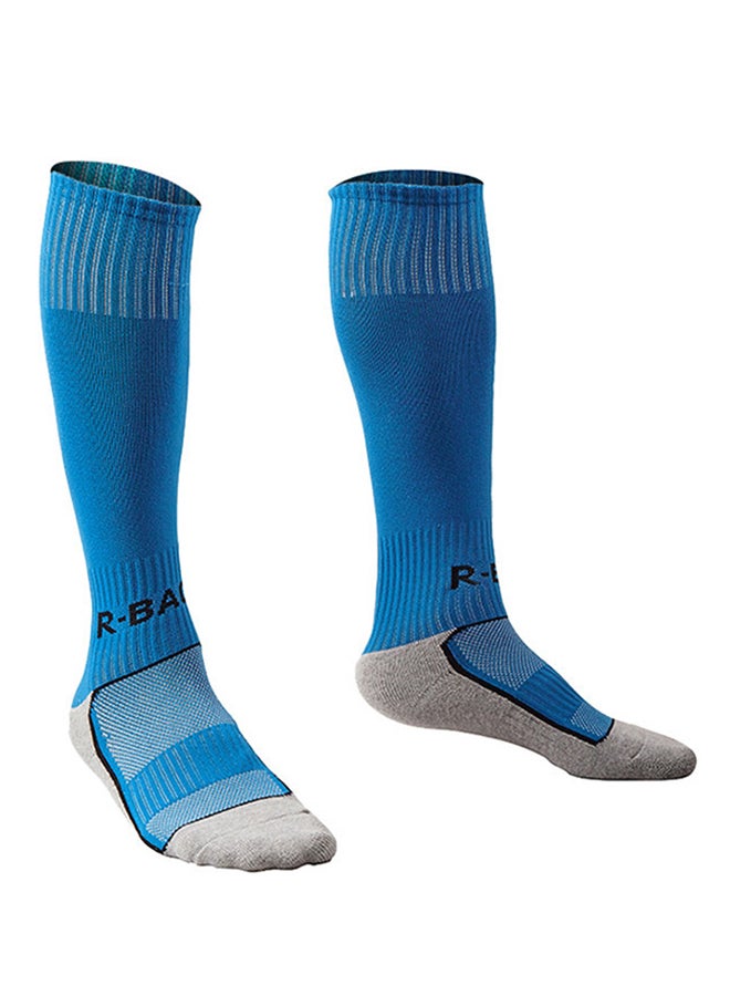 جوارب تدريبات كرة القدم أزرق فاتح - Image 2