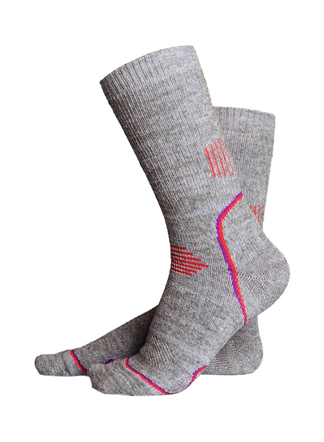 جوارب من القطن رمادي - Image 2