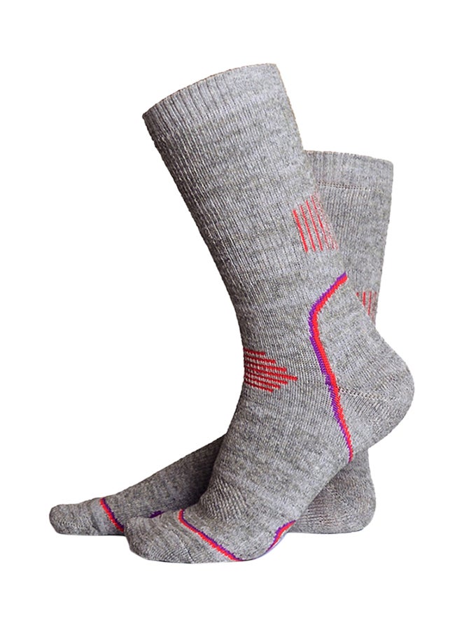 جوارب من القطن رمادي - Image 2