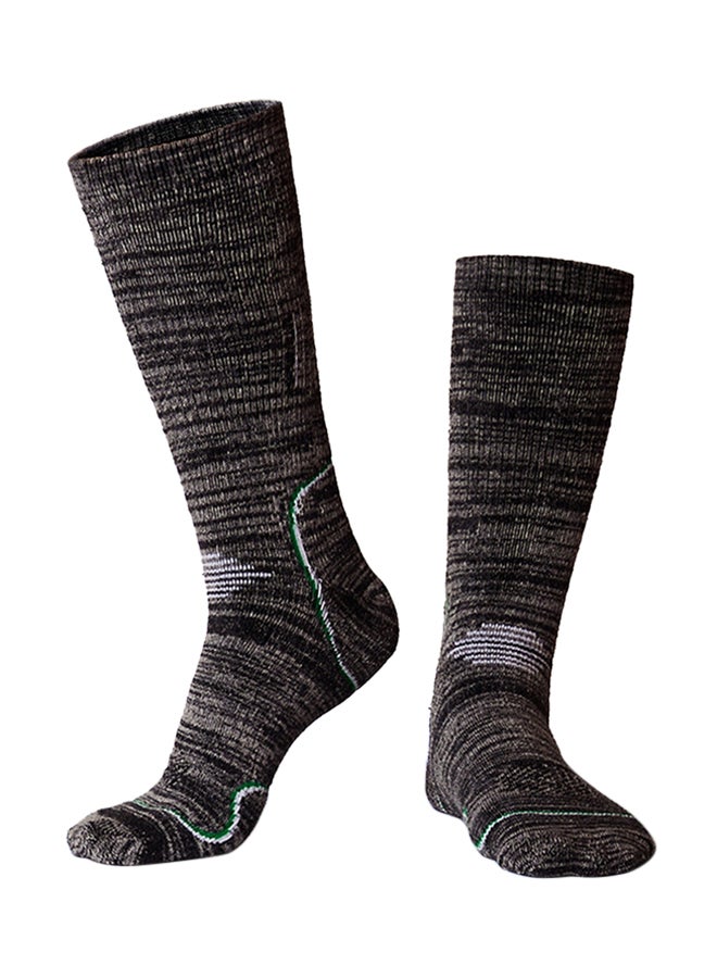 جوارب من القطن رمادي داكن - Image 1