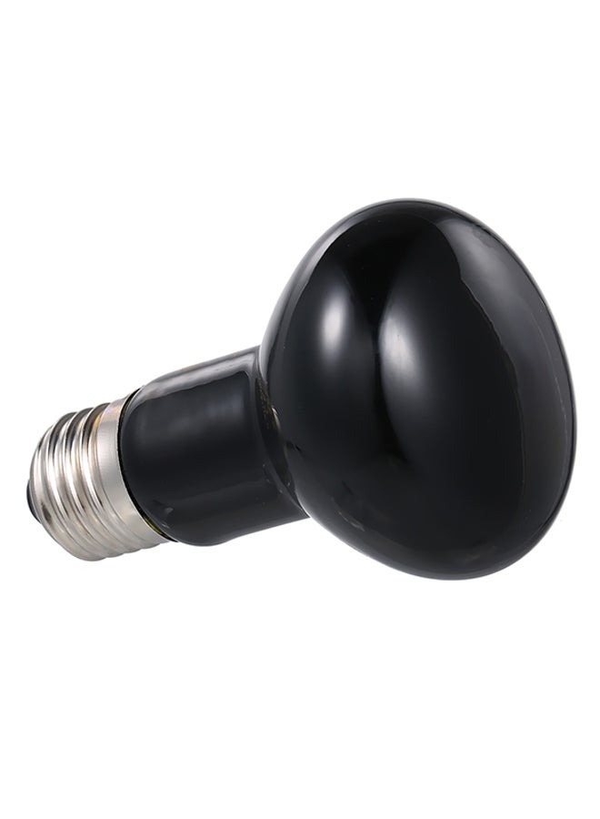 Tungsten Heat Emitter Bulb With E27 Base Socket Holder Black - Image 2