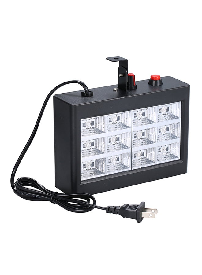 Generic - 12-LED Mini Strobe RGB Light Stage Lamp - AU Plug Black - Image 1