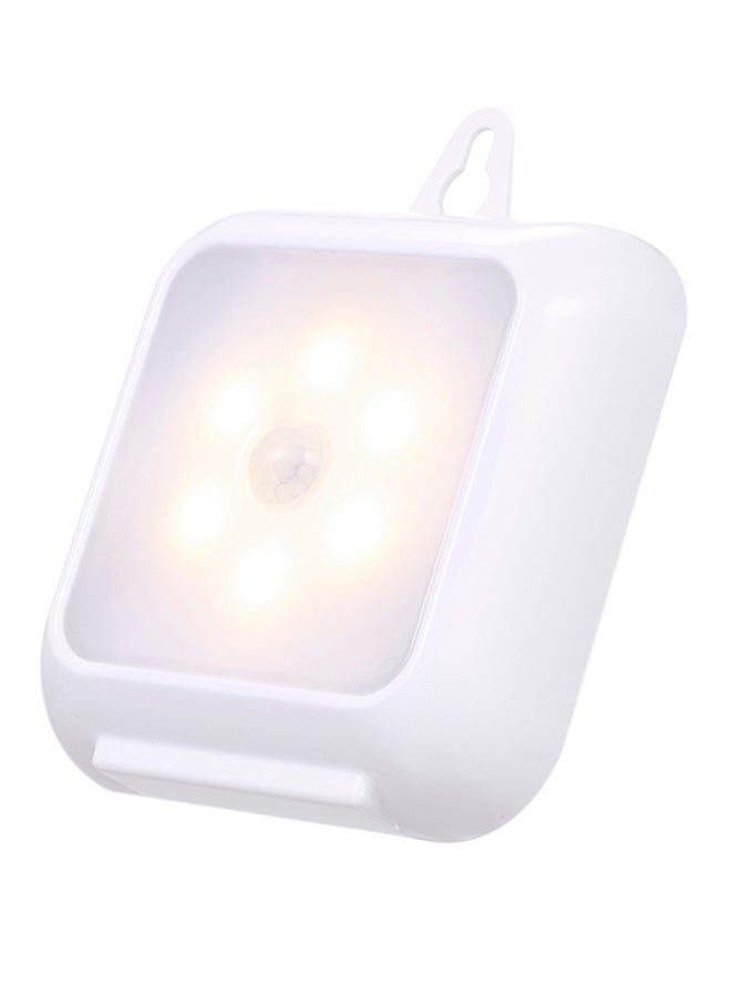 مصباح LED ليلي مع جهاز استشعار للحركة مكون من 3 قطع أبيض  - Image 1
