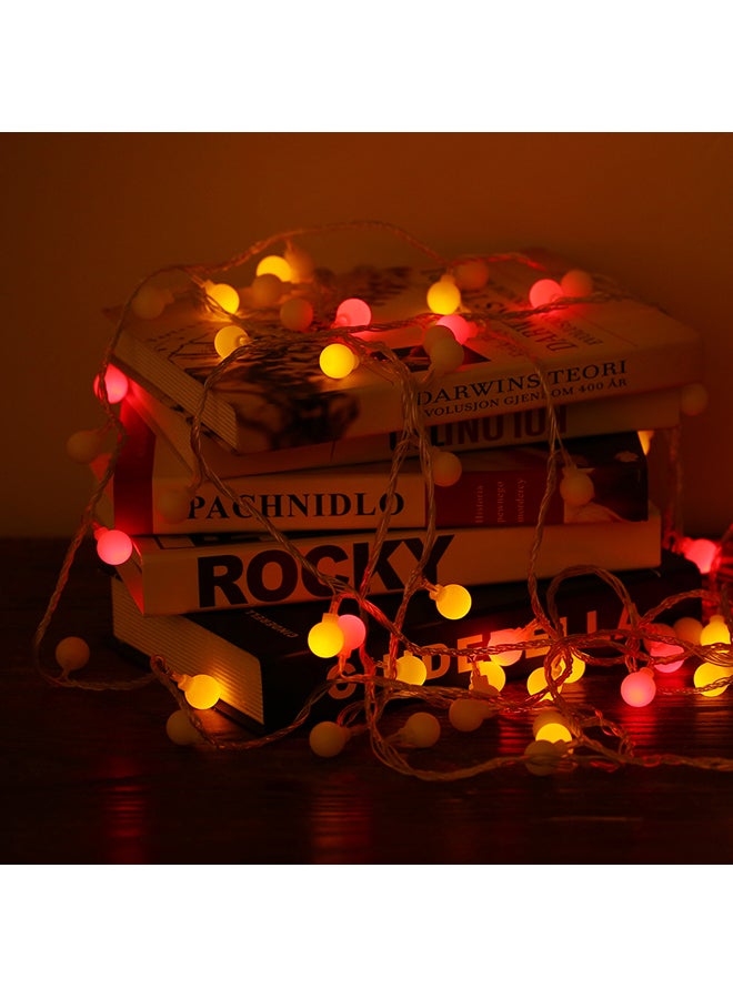Plastic Globe String Led Lights White 10meter - Image 2