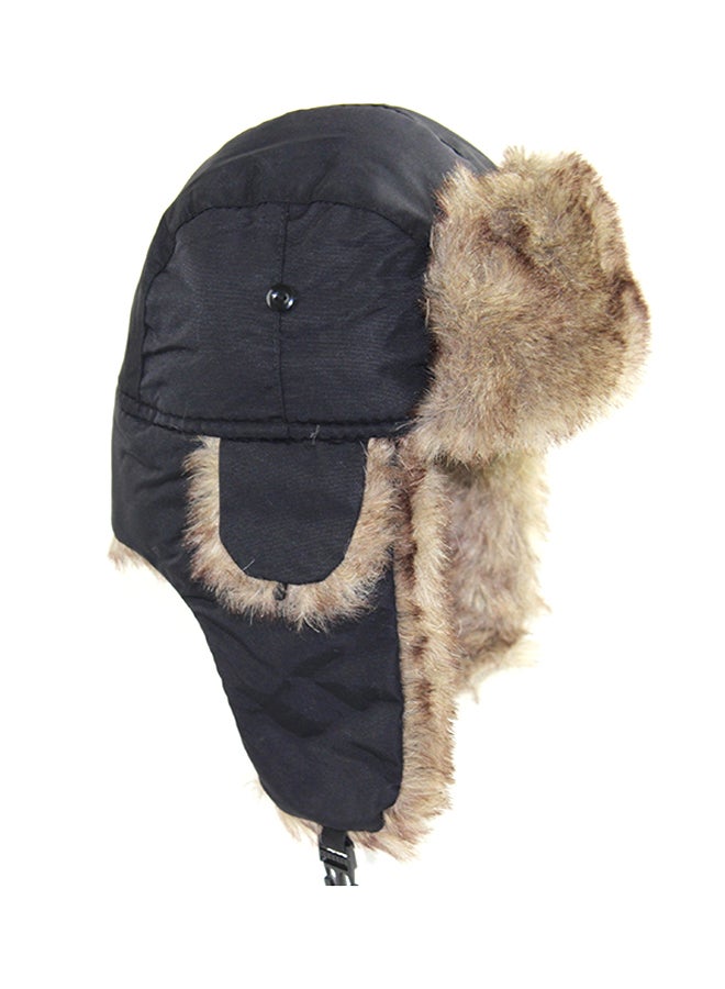 Generic - Bomber Headwear With Ear Flaps Black - Image 1
