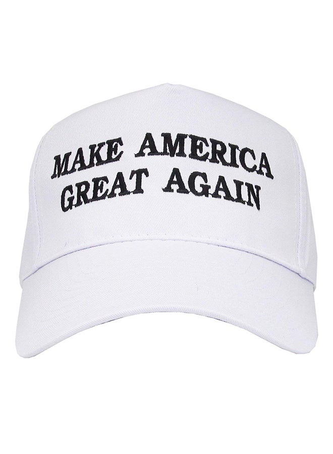 قبعة بيسبول قابلة للتعديل أبيض - Image 2