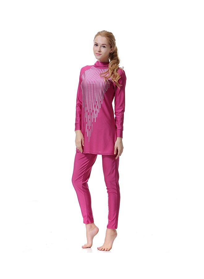 Sharpdo - 2-Piece Burkini Set Pink - Image 1