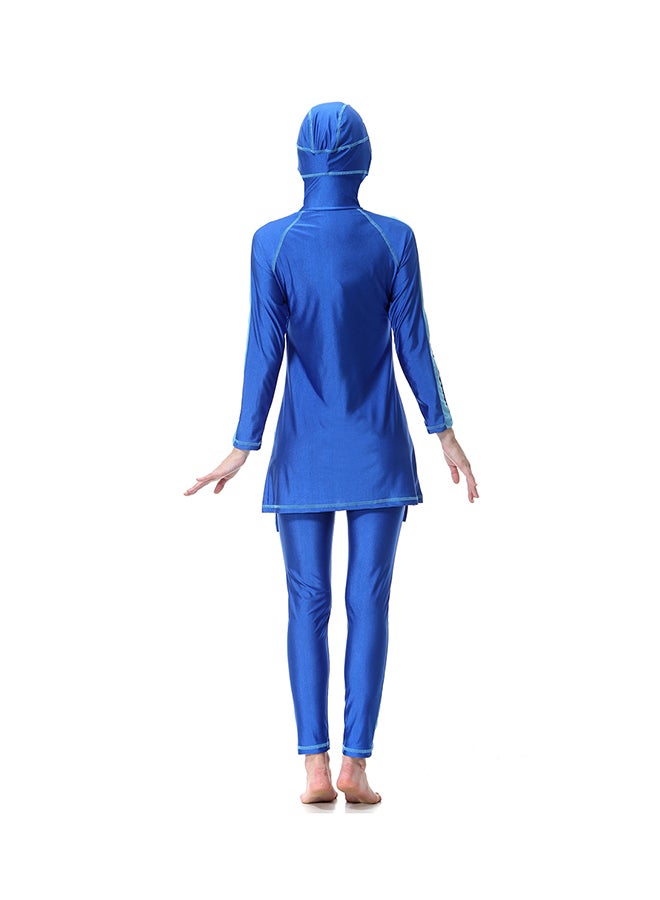 Sharpdo - 2-Piece Long Sleeve Burkini Blue - Image 1