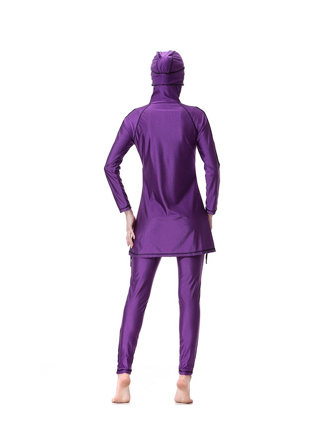 Sharpdo 2-Piece Burkini Set Purple  - Image 2
