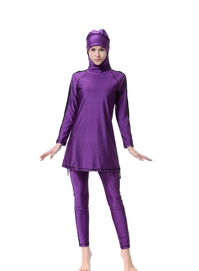Sharpdo 2-Piece Burkini Set Purple  - Image 1