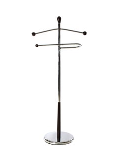 Home Box Daniel Valet Stand Brown/Silver 50x118x28cm  - Image 1