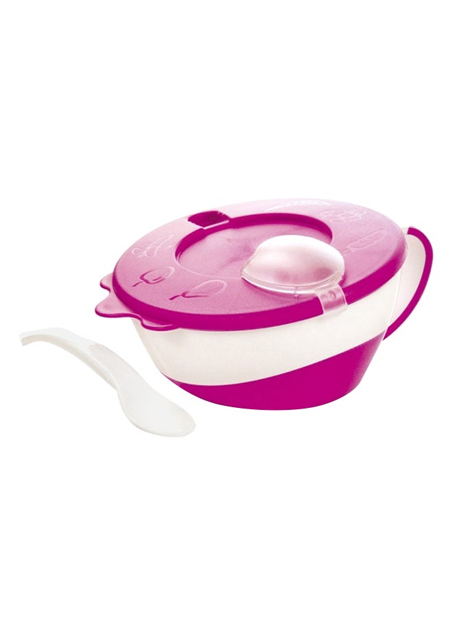 Canpol babies Feeding Bow With Lid And Spoon 350ml  - Image 1