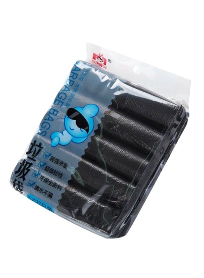 حقائب للنفايات للاستعمال مرة واحدة مكون من 100 قطعة أسود 45x50سم