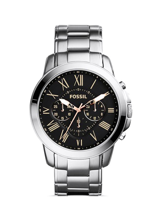 FOSSIL men Grant Stainless Steel Chronograph Watch FS4994  - Image 1