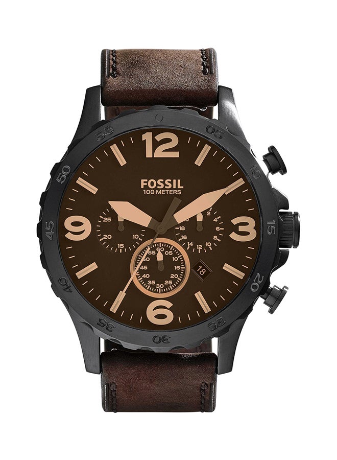 FOSSIL men Nate Water Resistant Chronograph Watch JR1487  - Image 1