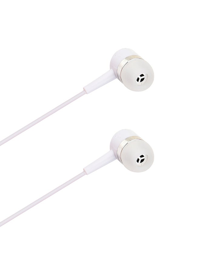Generic - In-Ear Wired Earphones White - Image 1