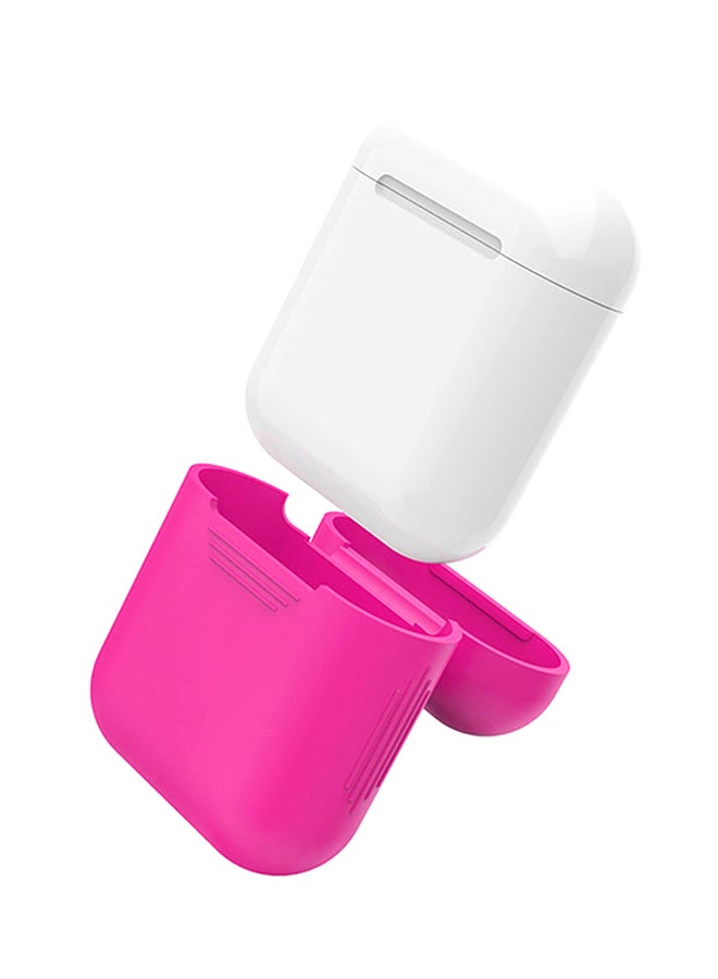 Generic - Silicone Protective Cover Case For Apple AirPods Hot Pink - Image 1