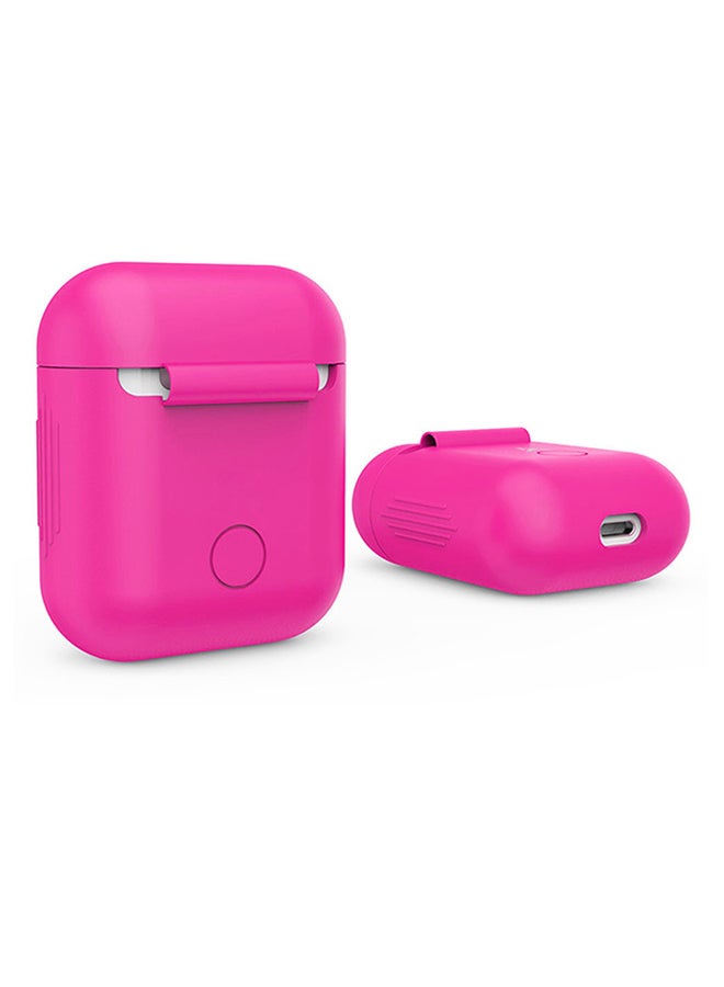 Generic - Silicone Protective Cover Case For Apple AirPods Hot Pink - Image 1