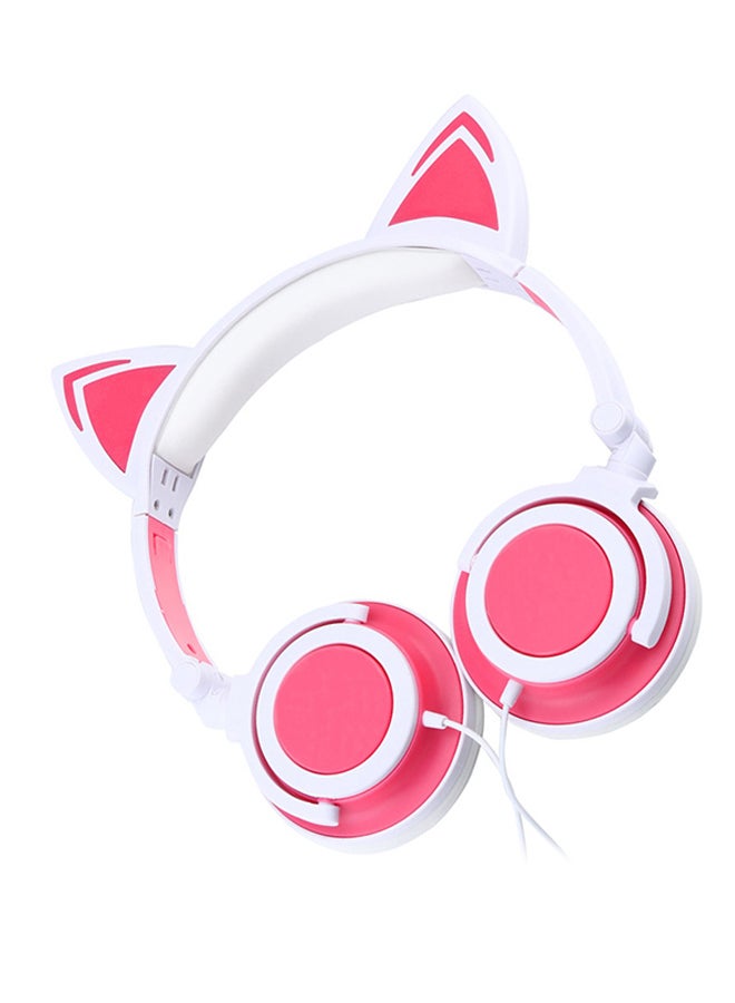 Generic - Over-Ear Wired Headset Pink - Image 1