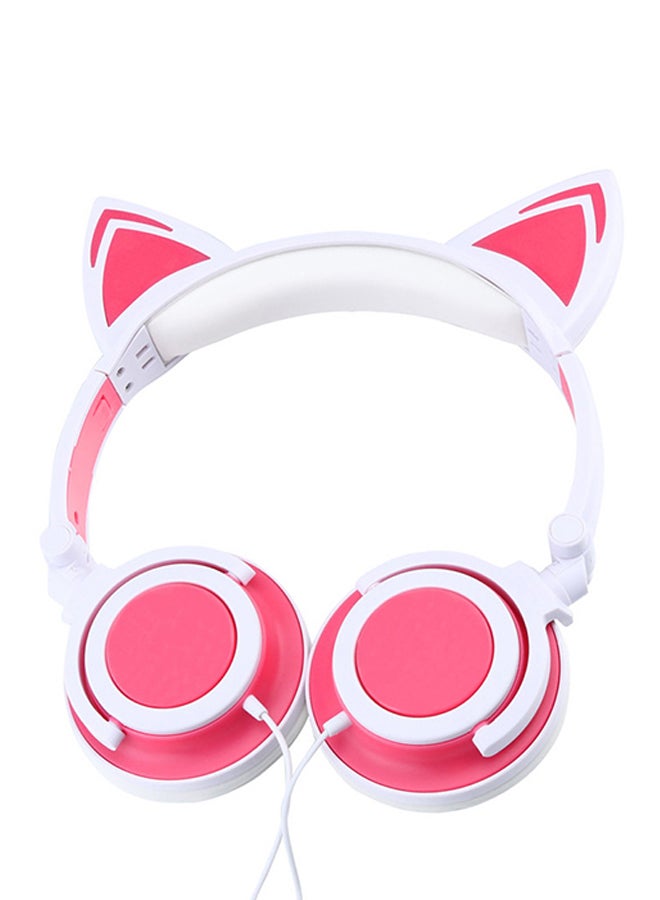 Generic - Over-Ear Wired Headset Pink - Image 1